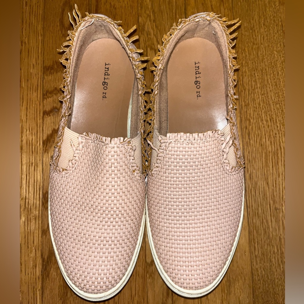 Pink Indigo rd slip on shoes